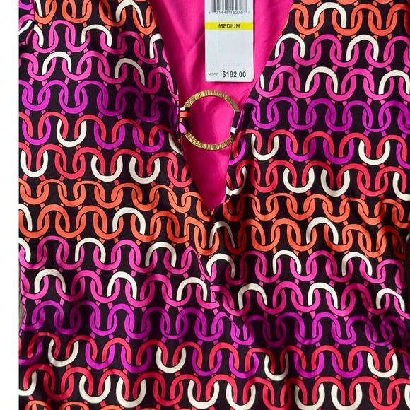 NWT! Trina Turk Echo Long Sleeve Ring Front One Piece Paddle Suit - Size Medium - Picture 9 of 11